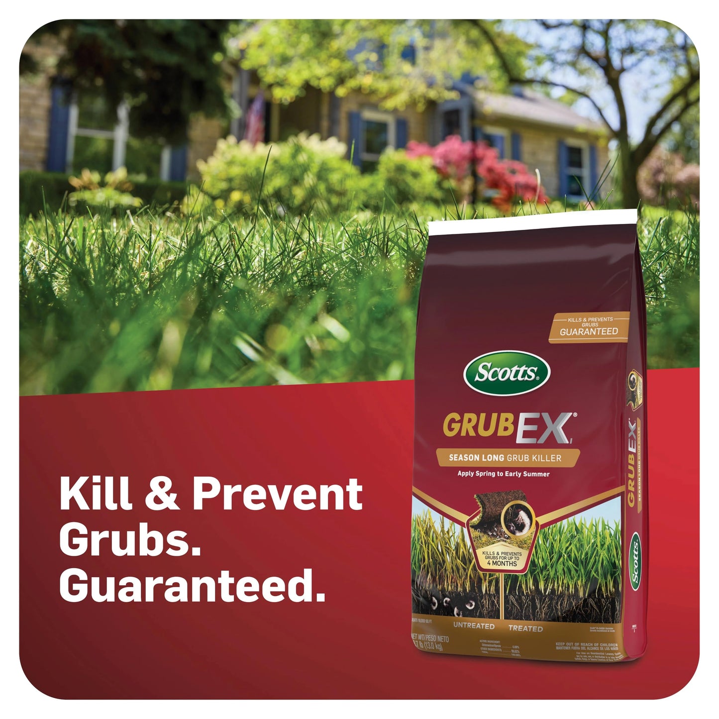 Scotts GrubEx1 Season Long Grub Killer, 5,000 sq. ft.