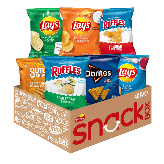 Frito-Lay Tangy Favorites Mix Variety Pack, 1 Ounce (Pack of 40)