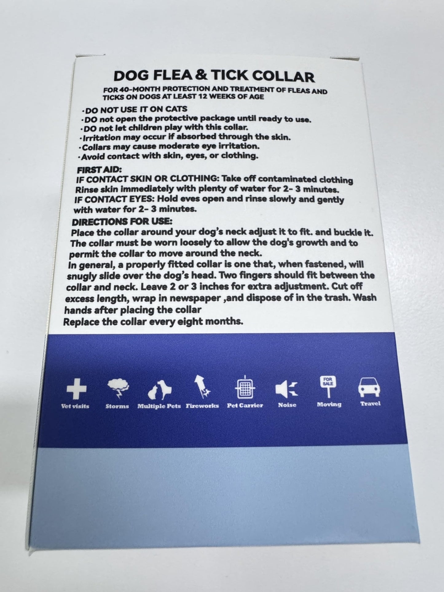 KOOSA Flea and Tick Collar for Dogs, 5 Packs Flea Collar for Dogs with Natural Essential Oils, Waterproof & Adjustable Flea and Tick Prevention Collar for Small Medium Large Dogs & Puppies, Grey