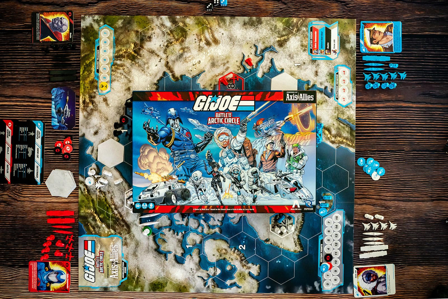 Renegade Game Studios G.I. Joe Board Game: Battle for the Arctic Circle Axis & Allies Strategy
