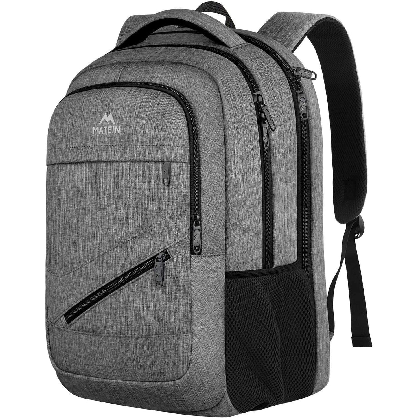MATEIN Work Backpack for Women 17.3 In Laptop, Water Resistant Business Bag | Computer Backpack Fits 17" Notebook, TSA Approved Travel Back Pack with Multiple Pockets, Spacious Commute Bag, Beige Brown