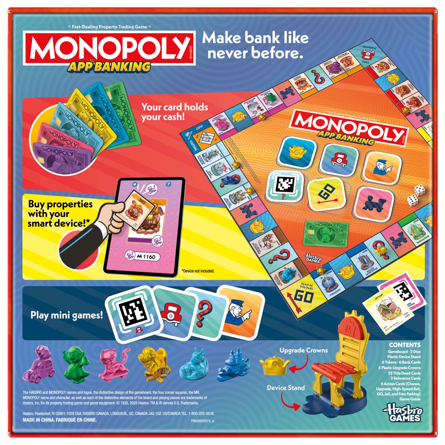 🔥82% Off!🔥Monopoly App Banking Board Game | App-Enabled Game