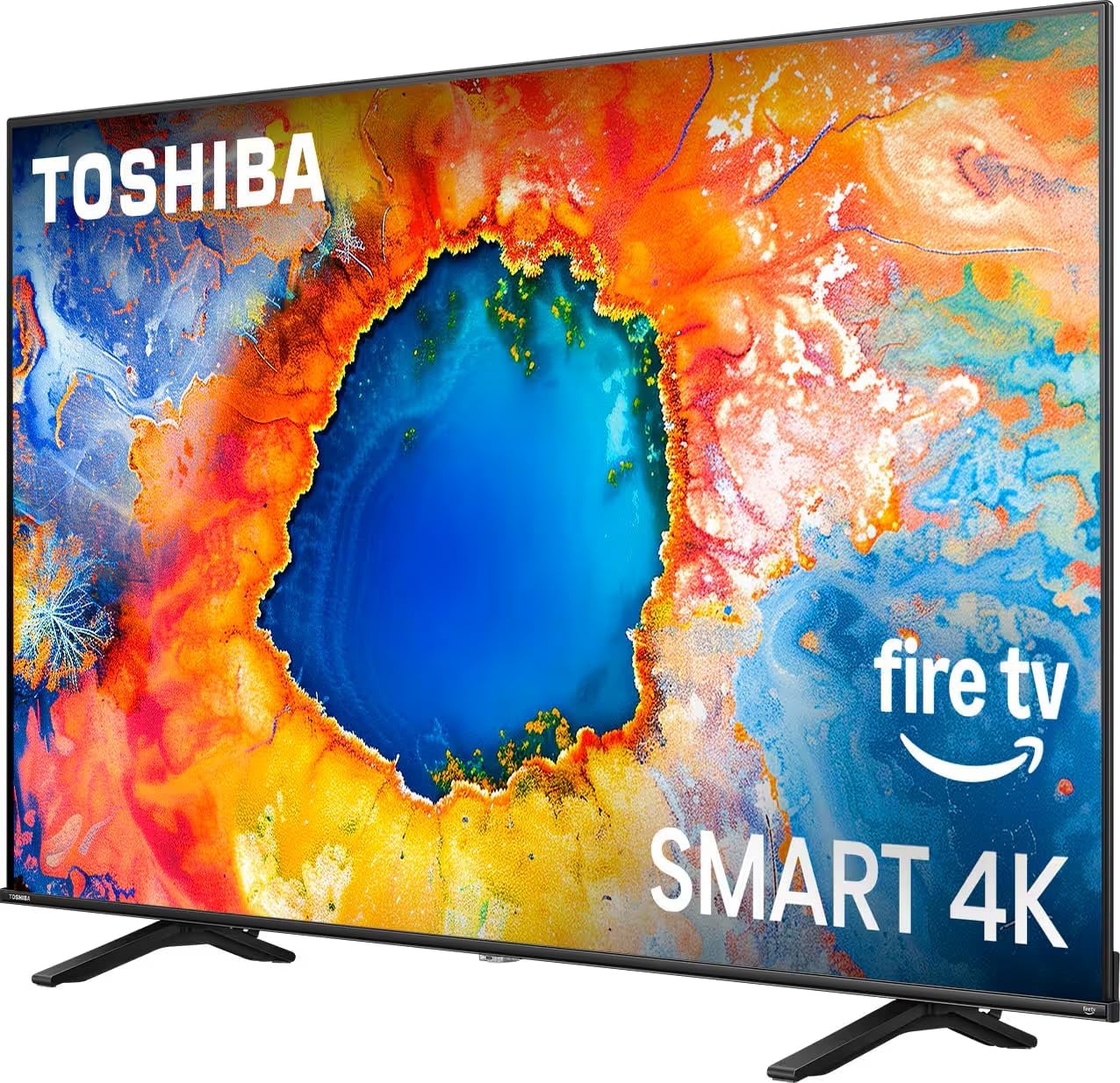 TOSHIBA 50" Class C350 Series LED 4K UHD Smart Fire TV, Voice Remote with Alexa, Stream Live TV Without Cable