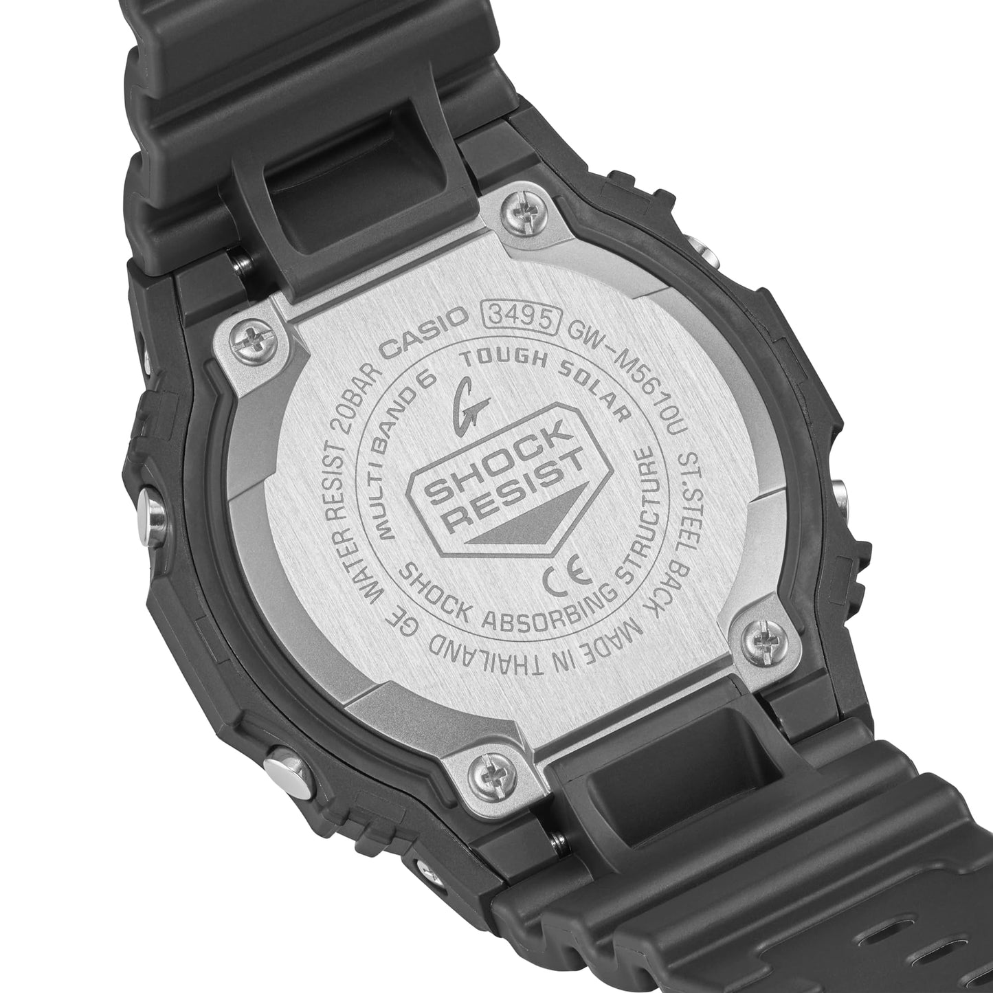 Casio G-Shock GW-M5610U-1 Men's Solar Black Resin Sport Watch