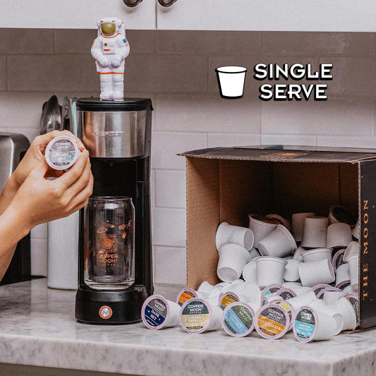 Copper Moon Single Serve Coffee Pods For Keurig K-Cup Brewers, Variety Pack (Breakfast, Donut Cafe, French Roast), 60 Count