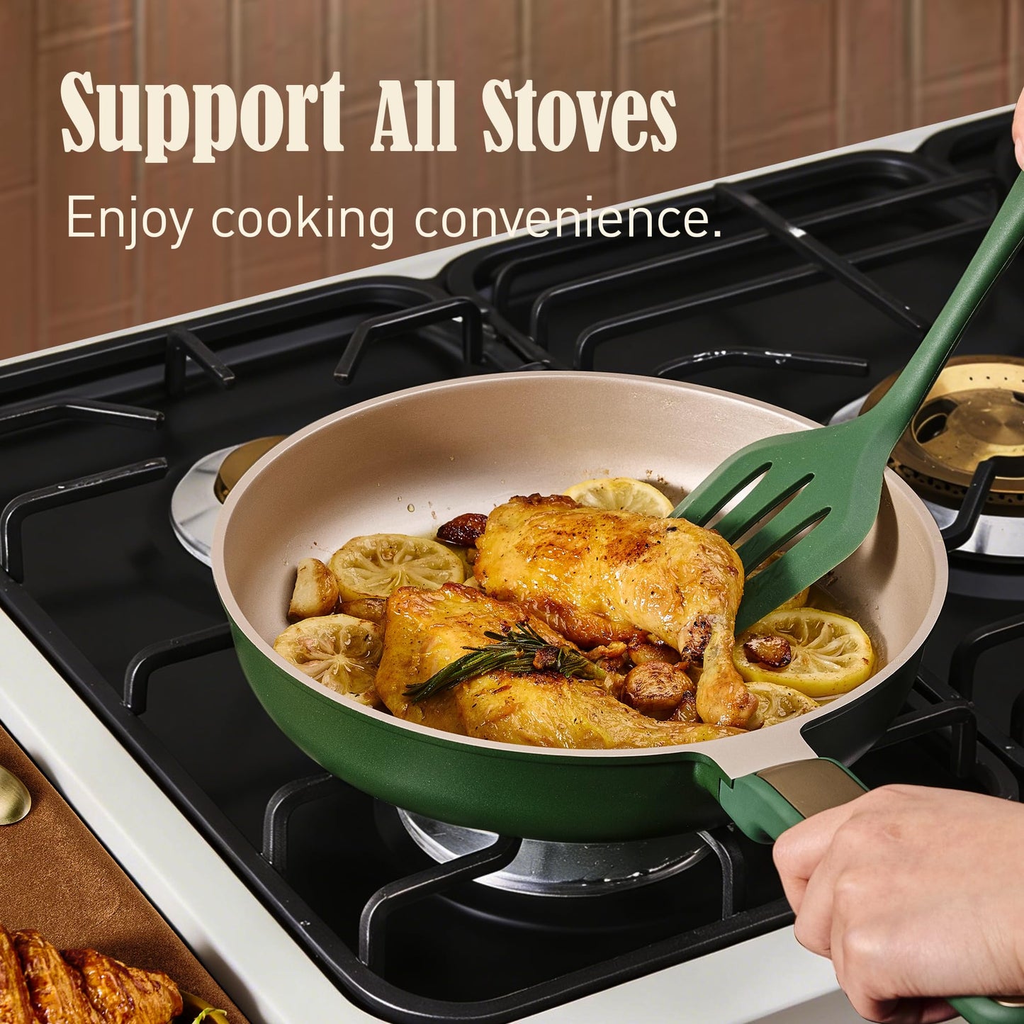 🔥80% off!🔥CAROTE Pots and Pans Set Non stick, Cookware Set, 16pcs