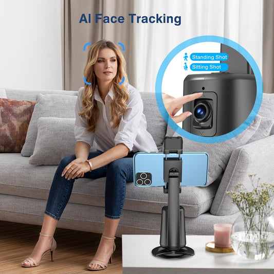 🔥70% Off!🔥360° Auto Face Tracking Tripod for Phones