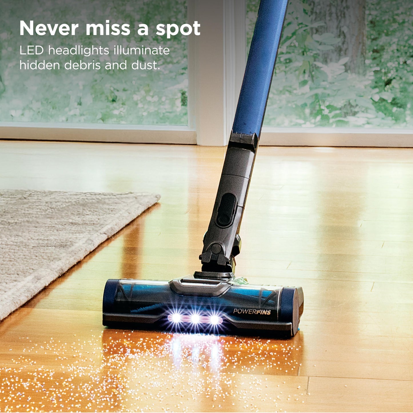 Shark® Cordless Pet, Cordless Lightweight Stick Vacuum Cleaner, Self Cleaning Brushroll, 40 Min Runtime, Removable Handheld, XL Dust Cup, Moonlight Blue, IY143H (2026 Release)
