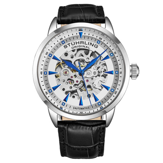 🔥88% Off!🔥Stuhrling Original Mens Skeleton Automatic Dress Watch