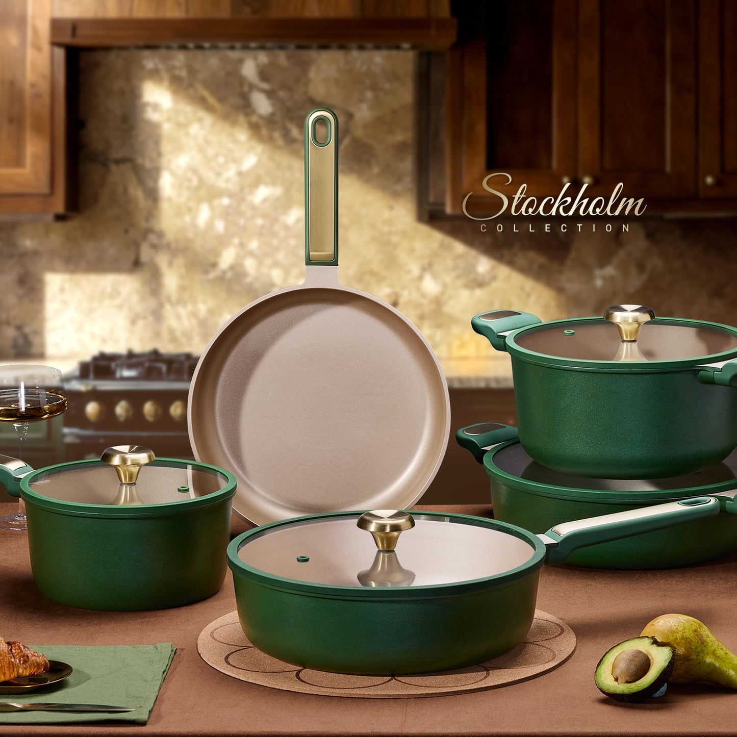 🔥80% off!🔥CAROTE Pots and Pans Set Non stick, Cookware Set, 16pcs