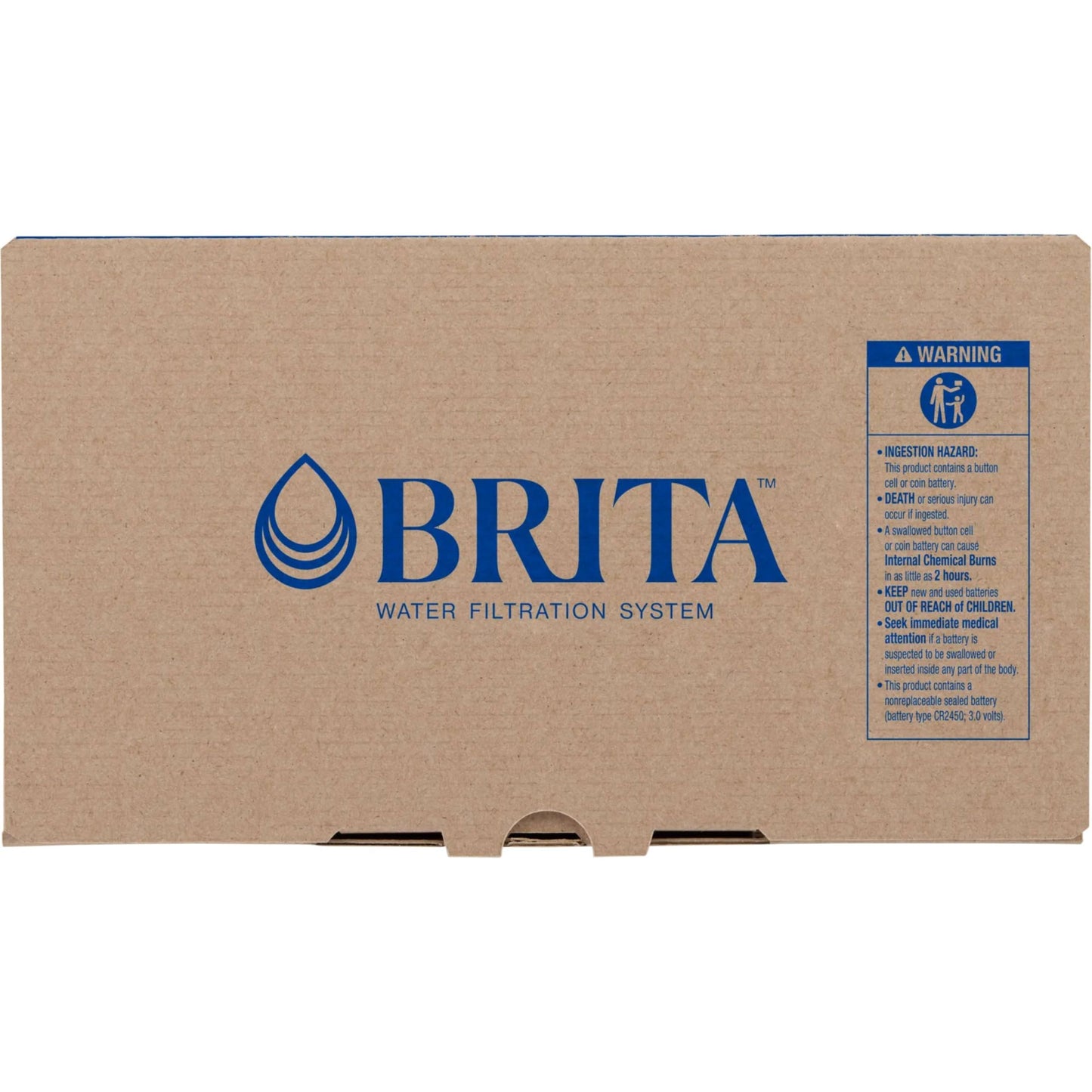 Brita Large 10-Cup Water Filter Pitcher with BritaPlus Filter, WQA NSF/ANSI Certified, Reduces 2X Contaminants vs. Standard, Removes Chlorine Taste & Odor, Reduces Zinc Copper Mercury, Stone Blue
