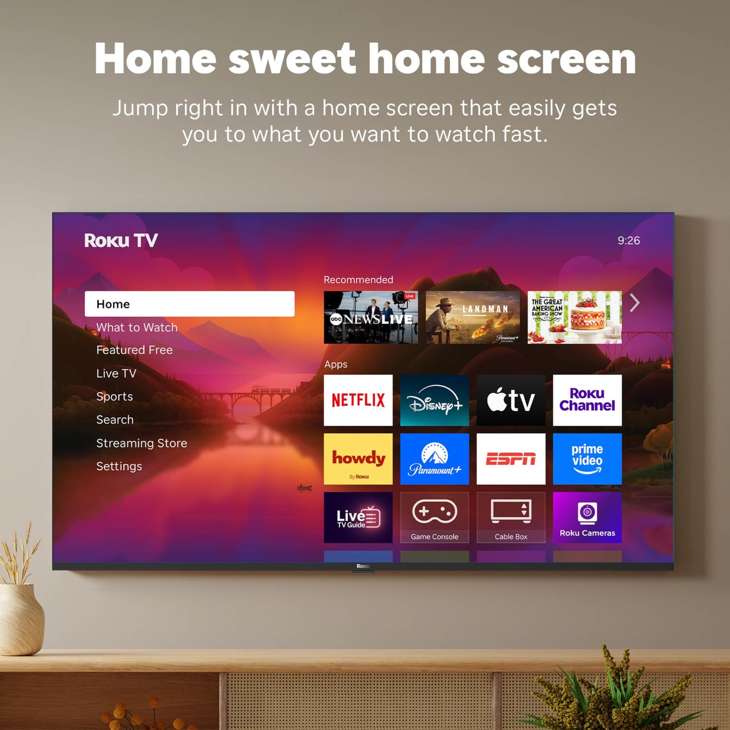 Roku Smart TV – 65-Inch Plus Series, Mini-LED TV – RokuTV with Enhanced Voice Remote – Flat Screen 4K QLED Television with Dolby Vision & Wi-Fi for Streaming Live Local News, Sports