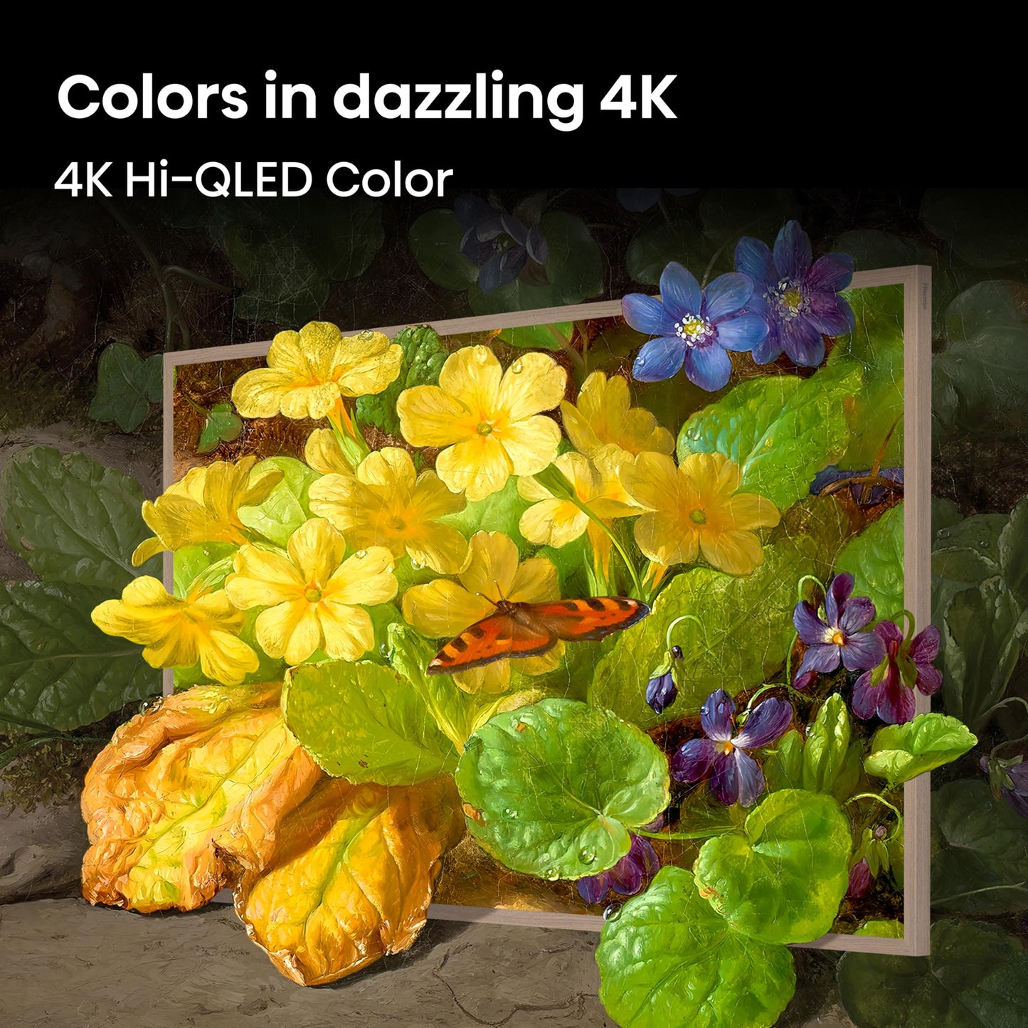 Hisense 75“ Hi-QLED S7 CanvasTV Series 4K UHD Google Smart Art TV (75S7SG, 2026 New) - 144Hz, Art Mode, Anti-Glare Panel, Dolby Vision HDR, Hi-Matte Display, Frame & UltraSlim Wall Mount Included