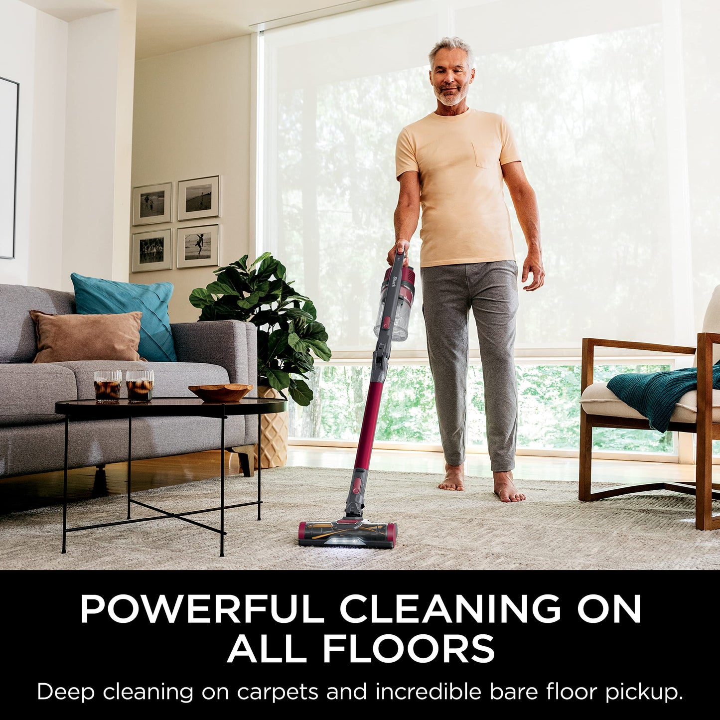 Shark® Cordless Pet, Cordless Lightweight Stick Vacuum Cleaner, Self Cleaning Brushroll, 40 Min Runtime, Removable Handheld, XL Dust Cup, Moonlight Blue, IY143H (2026 Release)