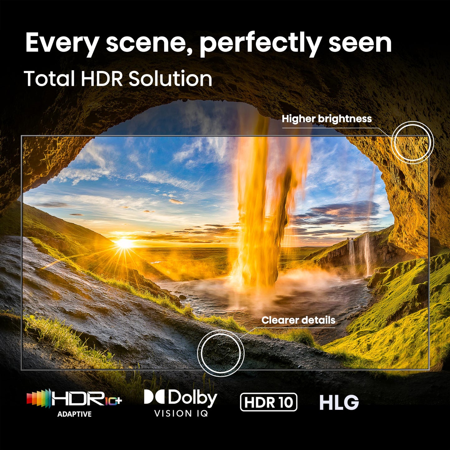 Hisense 75" U6 Pro Series Mini‑LED 4K UHD HDR Gaming AI Smart Fire TV (75U6SF Pro, 2026 New) – Hi-QLED, Native 144Hz, Motion Rate 480, Dolby Vision IQ,· Atmos, HDR10+, Glare-Free, Alexa+