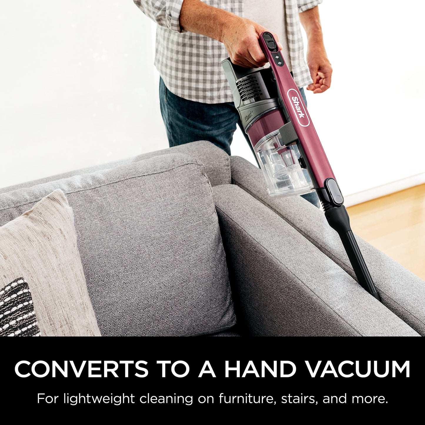 Shark® Cordless Pet, Cordless Lightweight Stick Vacuum Cleaner, Self Cleaning Brushroll, 40 Min Runtime, Removable Handheld, XL Dust Cup, Moonlight Blue, IY143H (2026 Release)
