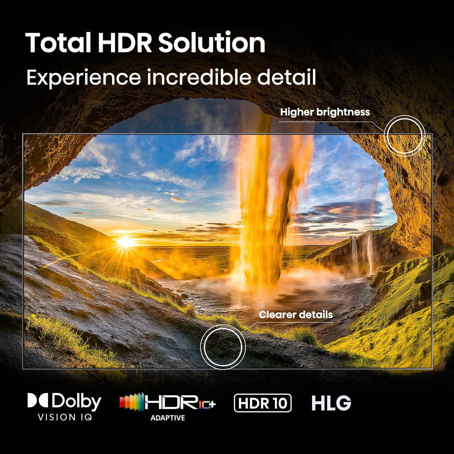 Hisense 55" Class U6 Series Mini-LED 4K UHD Smart Fire TV (55U65QF, 2025 Model) - QLED, Native 144Hz, HDR10+, Dolby Vision IQ, Dolby Atmos, Game Mode Pro, ALLM, Alexa Built in, Black