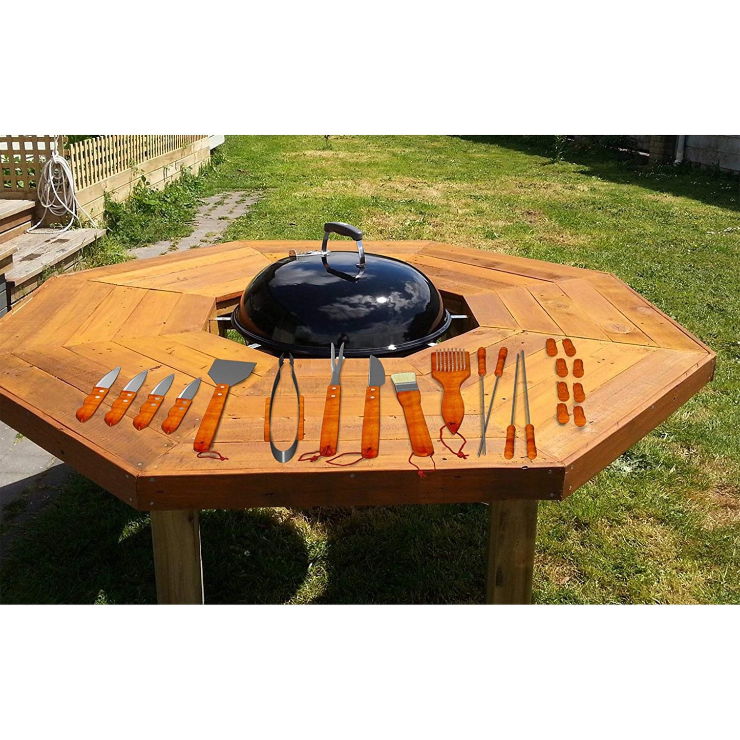 🔥80% off!🔥Home-Complete BBQ Grill Tools Set Collection